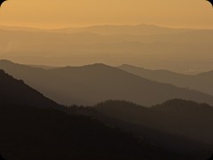 Sonnenuntergang im Altos del Lircay