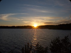 Sonnenuntergang in Schweden