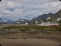 Boot in den Bergen