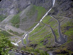 Untere Stück der Trollstigen