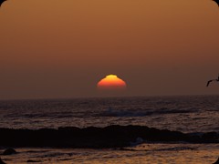 Sonnenuntergang auf Runde