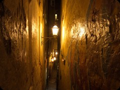 „Marten Trotzigs Grånd“, die mit nur 90cm schmalste Gasse Stockholms