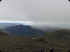Panorama auf dem Scafell Pike 977m