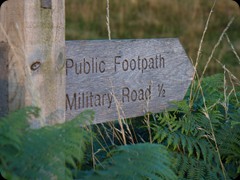 Public Footpath am Hadrian's Wall