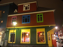 Reykjavik at night