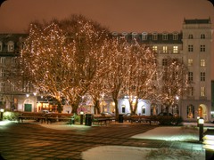 Hotel Borg im Hintergrund