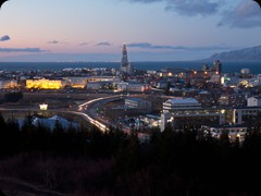 Blick über Reykjavik