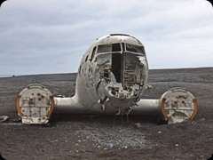 Flugzeugwrack im Sólheimarsandur