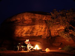 Unser Camp im  Canyonlands NP