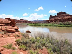 und runter ging's an den Colorado