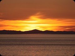 Sonnenuntergang über dem  Great Salt Lake