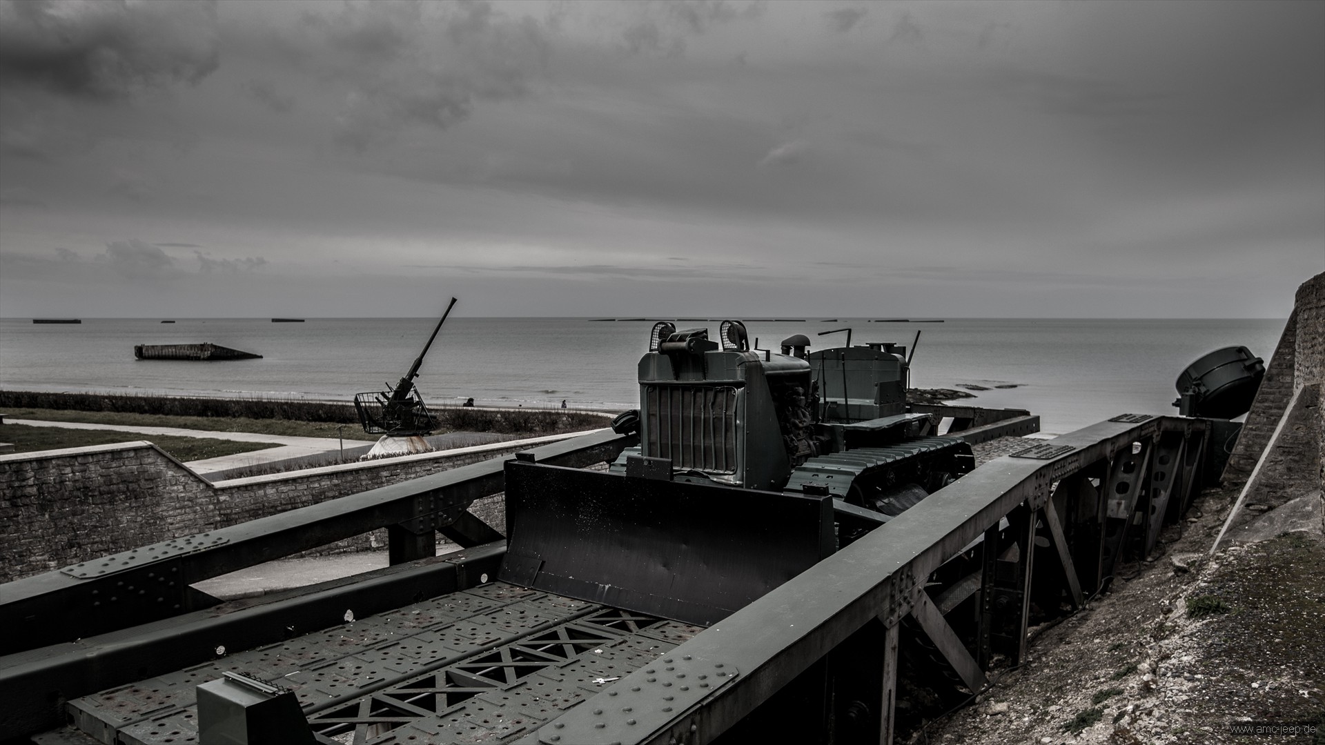 Landungsbrücke bei Arromanches