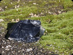 Obsidian bei Hrafntinnusker 